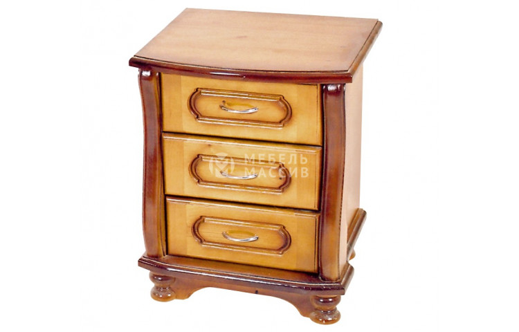 Тумба прикроватная Стиль с 3 ящиками