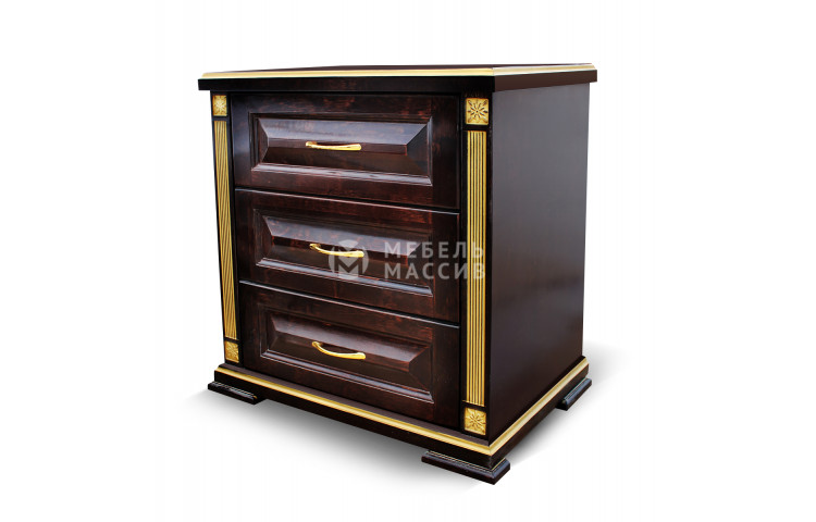 Тумба из серии Грета (сосна, резьба береза)